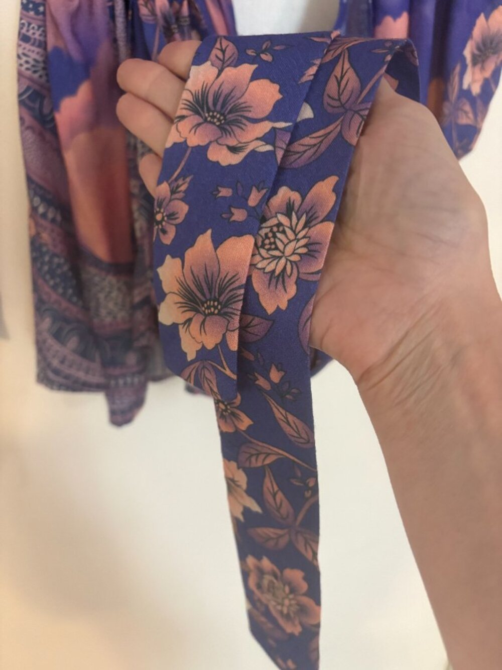 NWOT Spell & The Gypsy Collective Luna Short Robe Kimono Boho Floral Size S/M - Picture 4 of 10